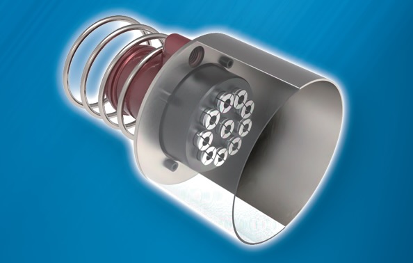 QSM深埋锚具体系,由钢套筒、工作夹片、工作锚板、螺栓、锚垫板、螺旋筋、波纹管和钢绞线组成,适用于预应力混凝土结构张拉与锚固施工,具有节省材料、施工便捷的特点。